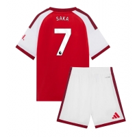 Arsenal Bukayo Saka #7 Replica Home Stadium Kit for Kids 2026-27 Short Sleeve (+ pants)